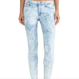 Mossimo Y2K Retro Mid Rise Bleached Jeans Leggings Jeggings 00